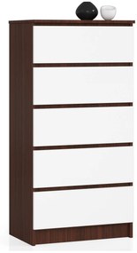 Komoda Kadir TYP3 (wenge + biela). Akcia -15%. Vlastná spoľahlivá doprava až k Vám domov. 1068857