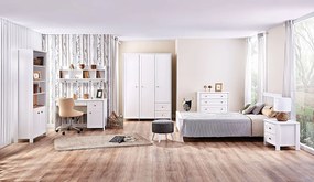 Posteľ 100x200 Paxton - biela