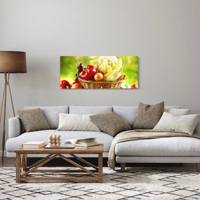 Obraz - Zelenina (120x50 cm)