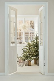 Ib Laursen Umelá jedľa v jutovom obale 125 cm