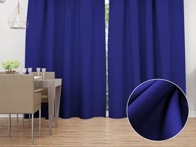 Biante Dekoračný záves Rongo RG-078 Kráľovská modrá 140x210 cm