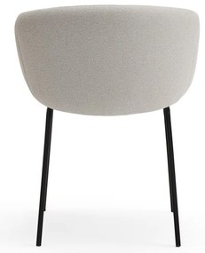 Svetlosivé čalúnené jedálenské kreslo Add – Teulat