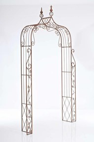 Oblúk na ruže Wine - Hnedá antik