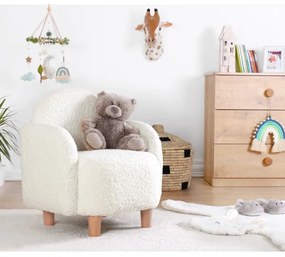 Detské kreslo DORY biele