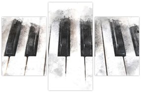 Obraz - Piano, aquarel (90x60 cm)