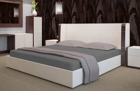 Dekorstudio Prestieradlo froté s gumičkou grafitové PRZF-10 Rozmer plachty: 90x200cm