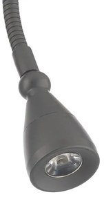 ONLI - LED Flexibilná lampička LEXI LED/1W/230V 4000K šedá