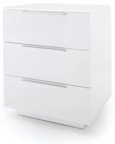 Nočný stolík ROCKY XXL biely