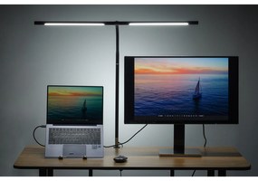 Stolná LED lampa NOX, svorka, diaľkové ovládanie
