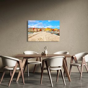 Obraz - Staré istrijské mesto v Poreči, Chorvátsko (90x60 cm)