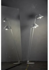 Argon 7074 - Stojacia lampa GABIAN 2xE27/15W/230V biela