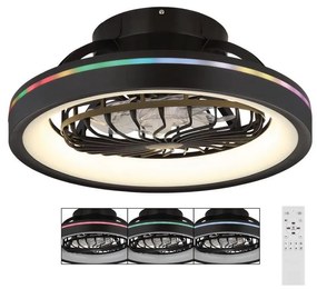 Globo 03665 - LED RGB Stmievateľný stropný ventilátor DEANNE LED/40W/230V + DO