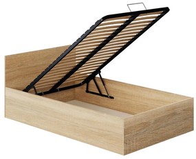 Jednolôžková posteľ 120 cm Discutibles (dub sonoma) (s roštom) (s úl. priestorom). Vlastná spoľahlivá doprava až k Vám domov. 1116306