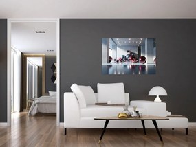 Obraz - 3D priestor s guľami II. (90x60 cm)