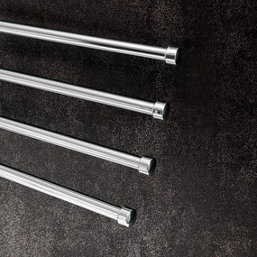 Nástenný vešiak na uteráky KICK - 4 ramenný - chrómový