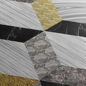 Obraz - Textúrovaný dekor (s hodinami) (90x30 cm)