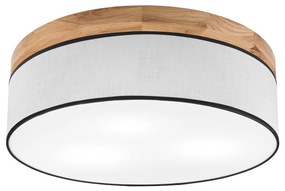 Brilagi - LED Stropné svietidlo BELLADONNA 3xE27/15W/230V pr. 50 cm biela/dub
