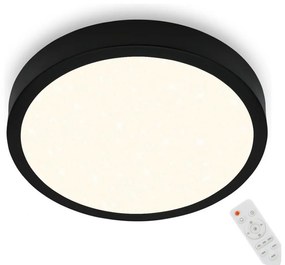 Briloner 3704-015- LED Stmievateľné stropné svietidlo RUNA LED/22W/230V čierna + DO 3704-015
