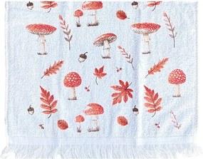 Kuchynský froté uterák s motívom muchotrávok - 40*66 cm