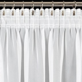 ZÁCLONA NA PÁSKE LUCY 300X250 CM BIELA