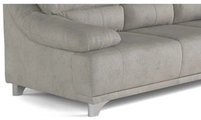 Trojmiestna pohovka RIMINI svetlosivá