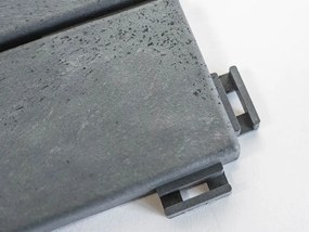 Gumová dlaždica NATURAL STONE 30 x 30 cm, sivá MHEU5100446