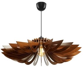 Luster na lanku 1xE27/60W/230V hnedá pr. 68 cm