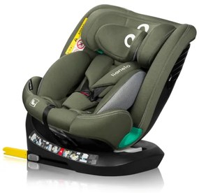 Lionelo - Otočná autosedačka so základňou BASTIAAN ONE i-Size 40-150 cm olivovo zelená