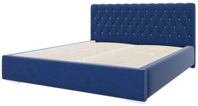 Luxusná čalúnená posteľ MONET - Drevený rám,120x200