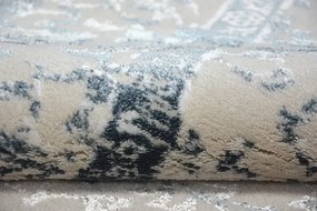 Kusový koberec MANYAS Mariet modro-krémový