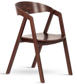 Stima stolička GURU buk s masívnym sedákom Vyberte odtieň ->: Sýto tmavo hnedá