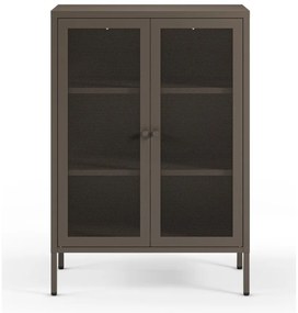 Sivá kovová skrinka 70x100x40 cm Fayna – Marckeric