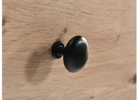 Šatníková skriňa so zrkadlom Sigeren SG25, Farby:: dub artisan / dub artisan + čierna