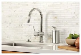 Simplehuman Dávkovač mydla a dezinfekcie Pulse 295 ml, nerez, S