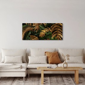 Obraz - Zlaté listy (120x50 cm)