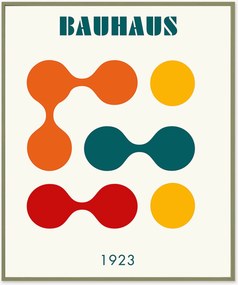 Nástenná dekorácia v ráme Bauhaus