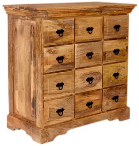 furniture-nabytek.cz - Komoda z masívneho dreva mango 90x90x45