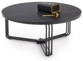 Konferenčný stolík ANTICA 80 cm čierny