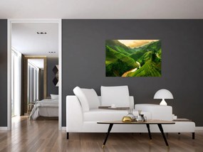 Obraz - Ryžové terasy Mu Cang Chai (90x60 cm)