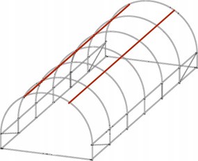 TRENDIE Fóliovník 3x6m biely PREMIUM