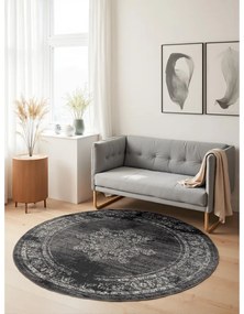 Sivý okrúhly koberec ø 160 cm Gloria Lydia – Hanse Home