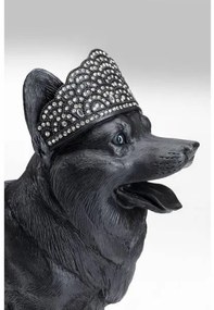 Royal Standing Corgi dekorácia čierna