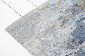 Koberec Abstrakt 350x240cm sivomodrý