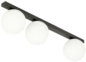 Stropné svietidlo FIT 3xE14/10W/230V čierna/biela