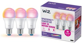 LED žiarovky v súprave 3 ks E27, 9 W – WiZ
