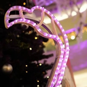 DECOLED LED hadica 1 m, ružová, 30 LED diód