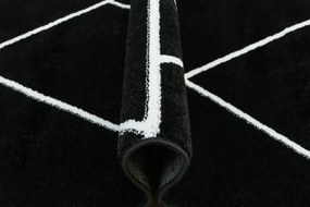 Koberec LIMA C877B čierny / biely