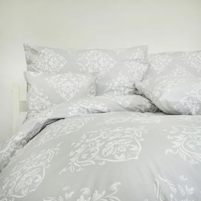 Obliečky bavlnené Atény sivé 140x200 + 70x90 EMI