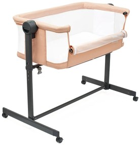 Detská postieľka Baby Mix Rose salmon , 84 x 80 x52 cm