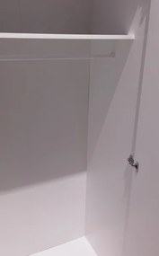 Šatníková skriňa Base, biela